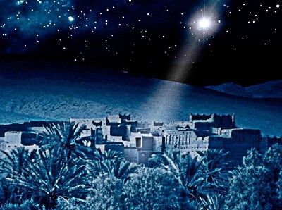 La estrella de la anunciación del nacimiento de Jesús.