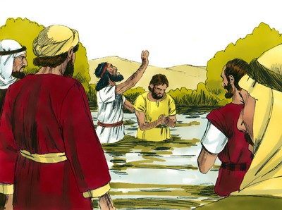 Juan bautizando