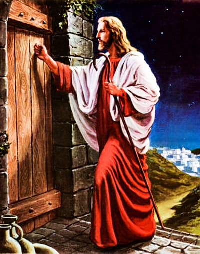 Jesus tocando puerta