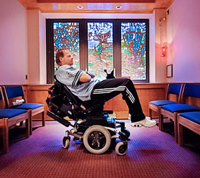 Lex Luger wheelchair