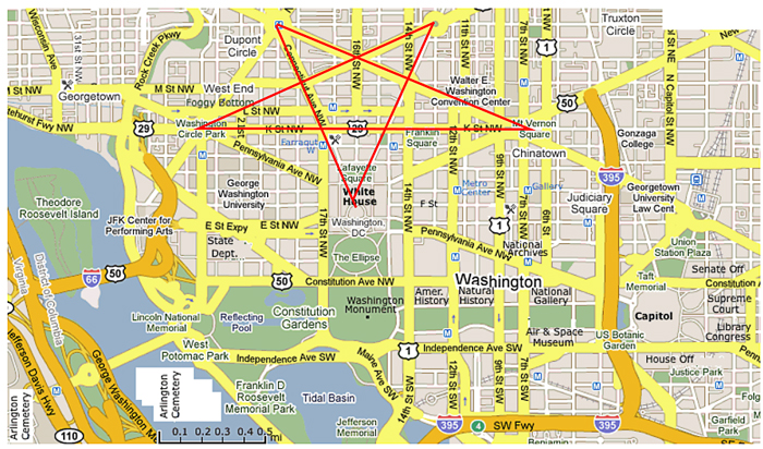 pentagrama Washington