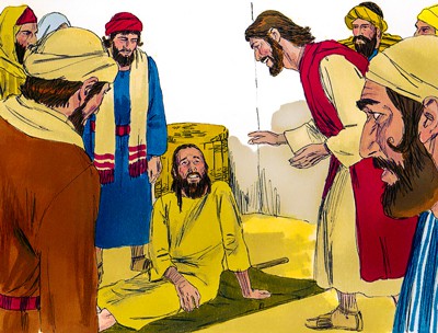 Jesús cura a paralítico