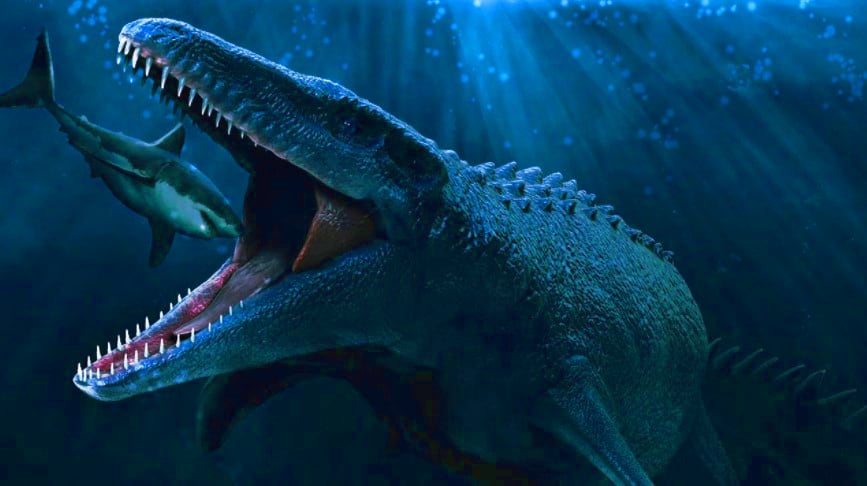 Leviatan Mosasaurio Dinosaurio
