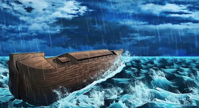 Noe Arca Lluvia Diluvio Aguas cubren la tierra