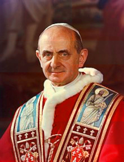 Papa Pablo VI concilio vaticano II 1962