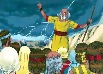 Samuel oracion sacrificio Israel vence a filisteos