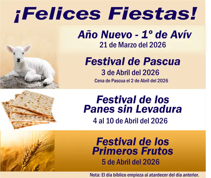 Fiestas de Primavera de YAHWÉH 