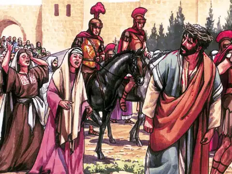 Jesus y las hijas de Jerusalén